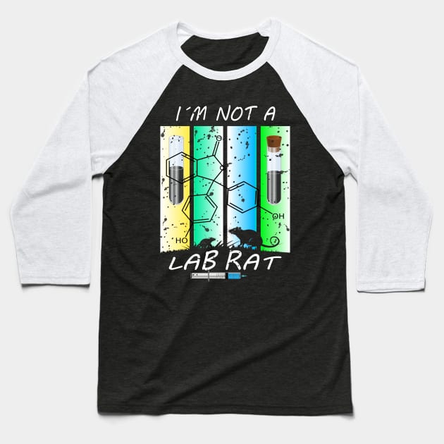 I am not a Laboratory Rat Baseball T-Shirt by BC- One- Shop